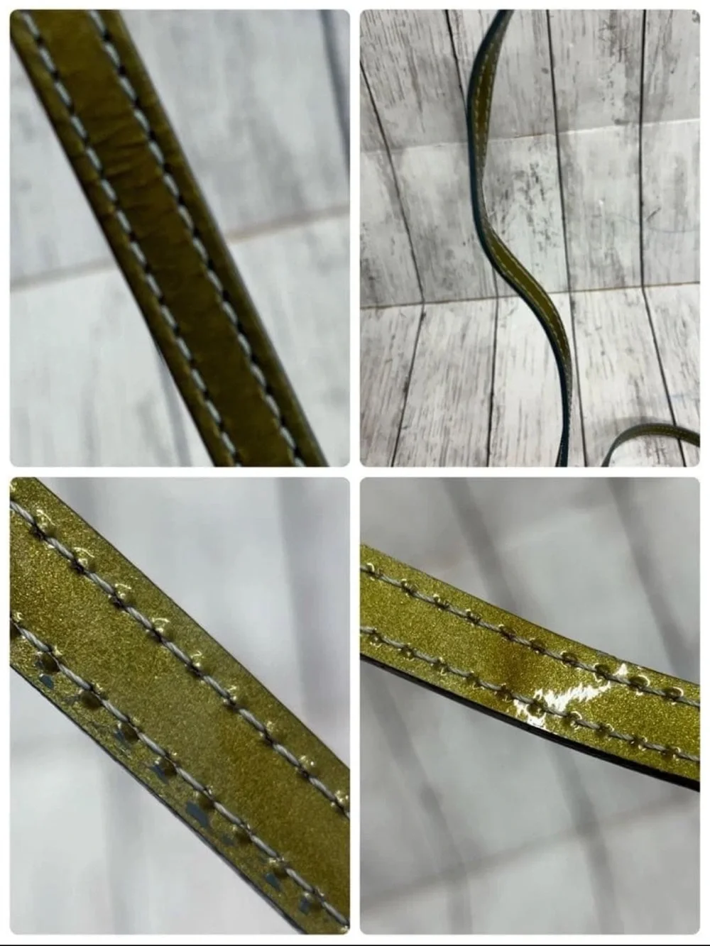 Louis Vuitton Olive Green Vernis Alma BB Handbag